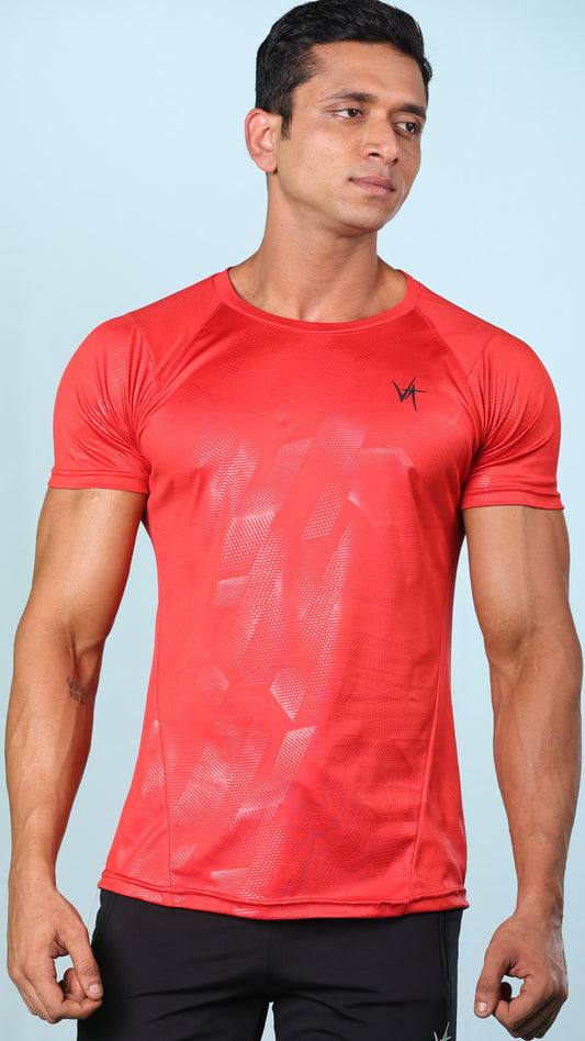 Active T-Shirt MuscleFit Red